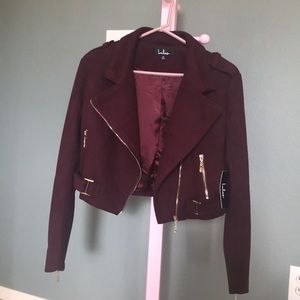 New with tags suede jacket